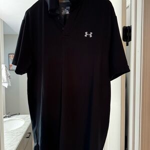 Under Armour Men's Polo Shirt in Black
